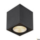 Enola Square Outdoor LED Deckenaufbauleuchte Anthrazit CCT in rechteckigem Design mit leistungsstarker LED.