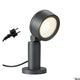 Eskina 30 Pole Fl 3000/4000K Anthrazit IP65 Tischleuchte mit Stecker und einstellbarem Lichtkopf