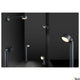 Eskina 30 Pole Fl 3000/4000K Anthrazit IP65 in stilvollem modernen Design mit mehreren Außenleuchten.