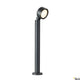 Eskina 80 Pole Fl 3000/4000K Anthrazit IP65 mit modernem Design und flexibel einstellbarem Licht.