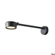 Eskina Displayleuchte 3000-4000K Anthrazit IP65 moderne Wandlampe mit Schwenkarm in Schwarz