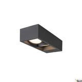 Eskina Frame Outdoor LED surface-mounted wall light Double Anthracite CCT