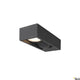 Eskina Frame Outdoor LED Wandaufbauleuchte Double Anthrazit CCT in elegantem Design, rechteckiger Aluminium-Rahmen.