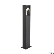 Eskina LED bollard light Single Frame IP65 CCT in an elegant anthracite-colored aluminum design.
