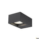 Eskina LED Wandaufbauleuchte Frame Outdoor CCT in elegantem anthrazitfarbenem Aluminium-Design.
