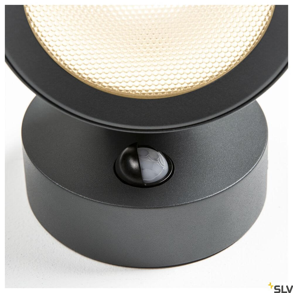 Eskina Sensor LED Strahler 3000-4000K Anthrazit mit Bewegungsmelder und modernem Design