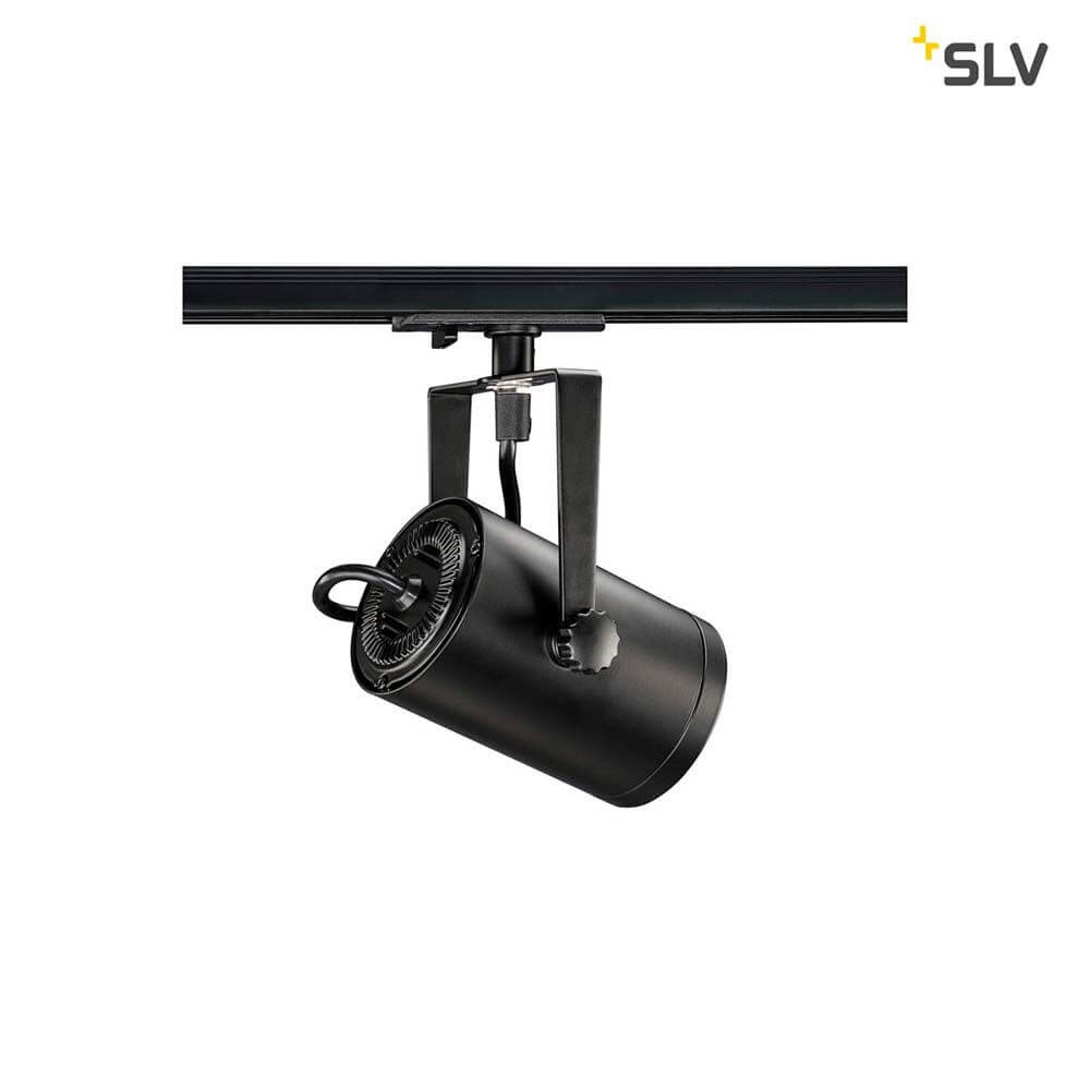 Euro Spot Track Schwarz QPAR51 inkl. 1P.-Adapter