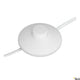Fenda Bow Basis E27 Bogenlampe Weiß (ohne Schirm) mit weißem Schalter auf Kabel.