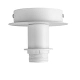 Fenda E27 Deckenleuchte in Weiß, kompatibel mit LED- und Energiesparlampen, ideal für individuelle Lichtgestaltung.