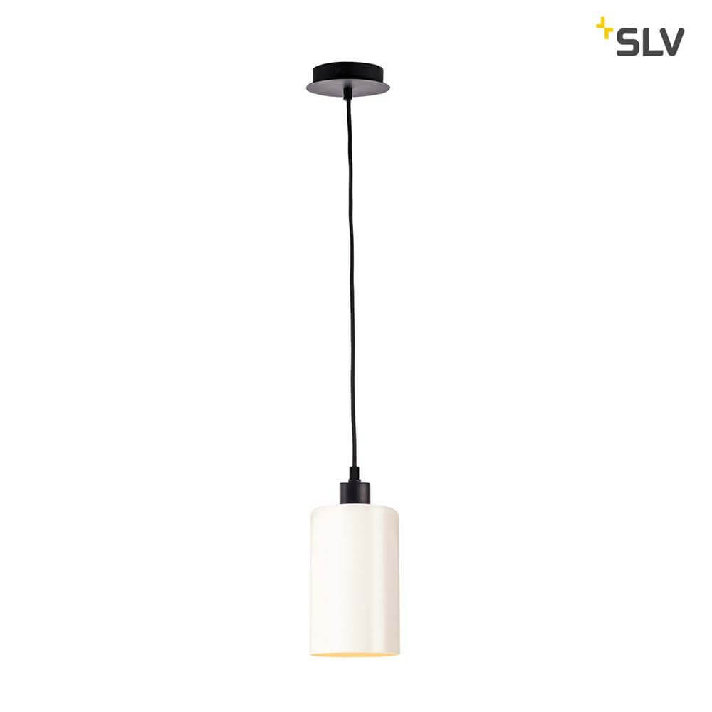 Hängelampe mit weißem Glas, 20 cm hoch, stylisches Design für moderne Innenräume von SLV.