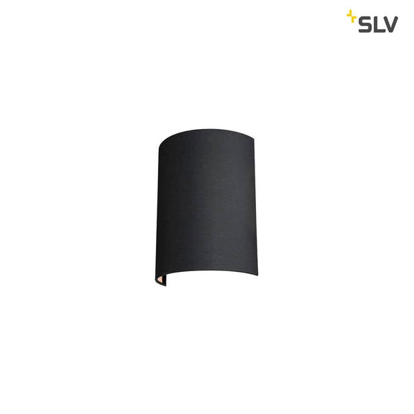 Fenda Halbschirm 30,5cm Schwarz, Kupfer für FENDA Basis Wandleuchte, moderner Leuchtenschirm von SLV