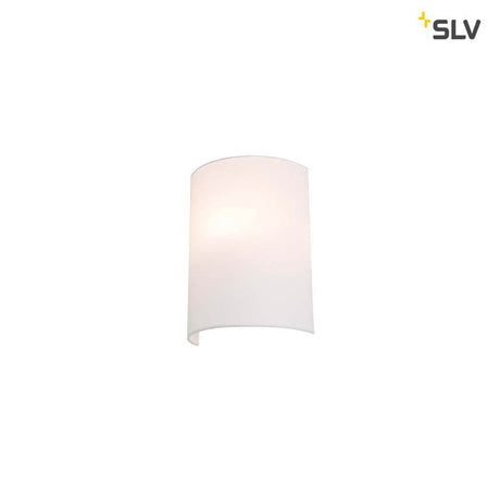 Demi-abat-jour Fenda 30 cm blanc - abat-jour moderne pour applique murale de base FENDA 1001272, design blanc simple en demi-cylindre
