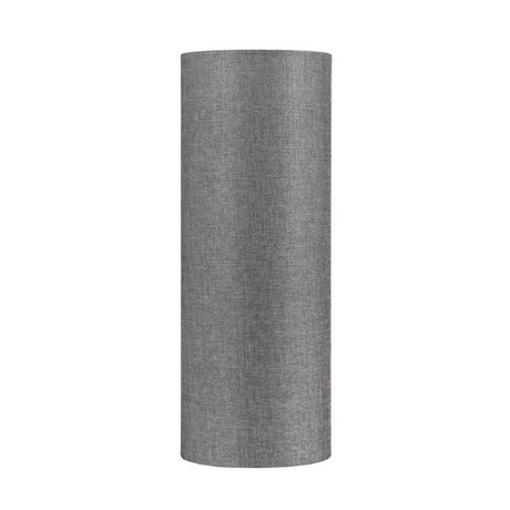 Abat-jour Fenda Round gris Ø 15 cm, abat-jour gris avec un diamètre de 150 mm et une hauteur de 400 mm