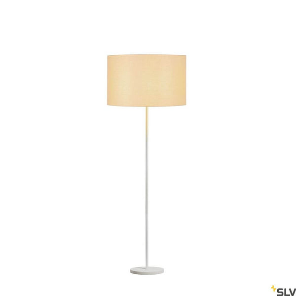 Fenda floor lamp base E27 White (without shade) with modern design and socket connection.