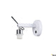 Fenda Wandlampe E27 Weiß (ohne Schirm) mit E27 Sockel für Leuchtenschirme und direkte 230V Verbindung.