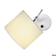 Fenda Wandlampe E27 Weiß (ohne Schirm) mit eleganter Wandhalterung und modernem Design.