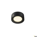 Fera 25 CL LED Deckenaufbaulampe Dali in Schwarz mit klarem Design und hoher Leuchtkraft für Raumbeleuchtung.