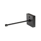 Fitu Crane Base Wandhalterung in Schwarz, moderne Halterung für Pendelleuchten der FITU-Serie.
