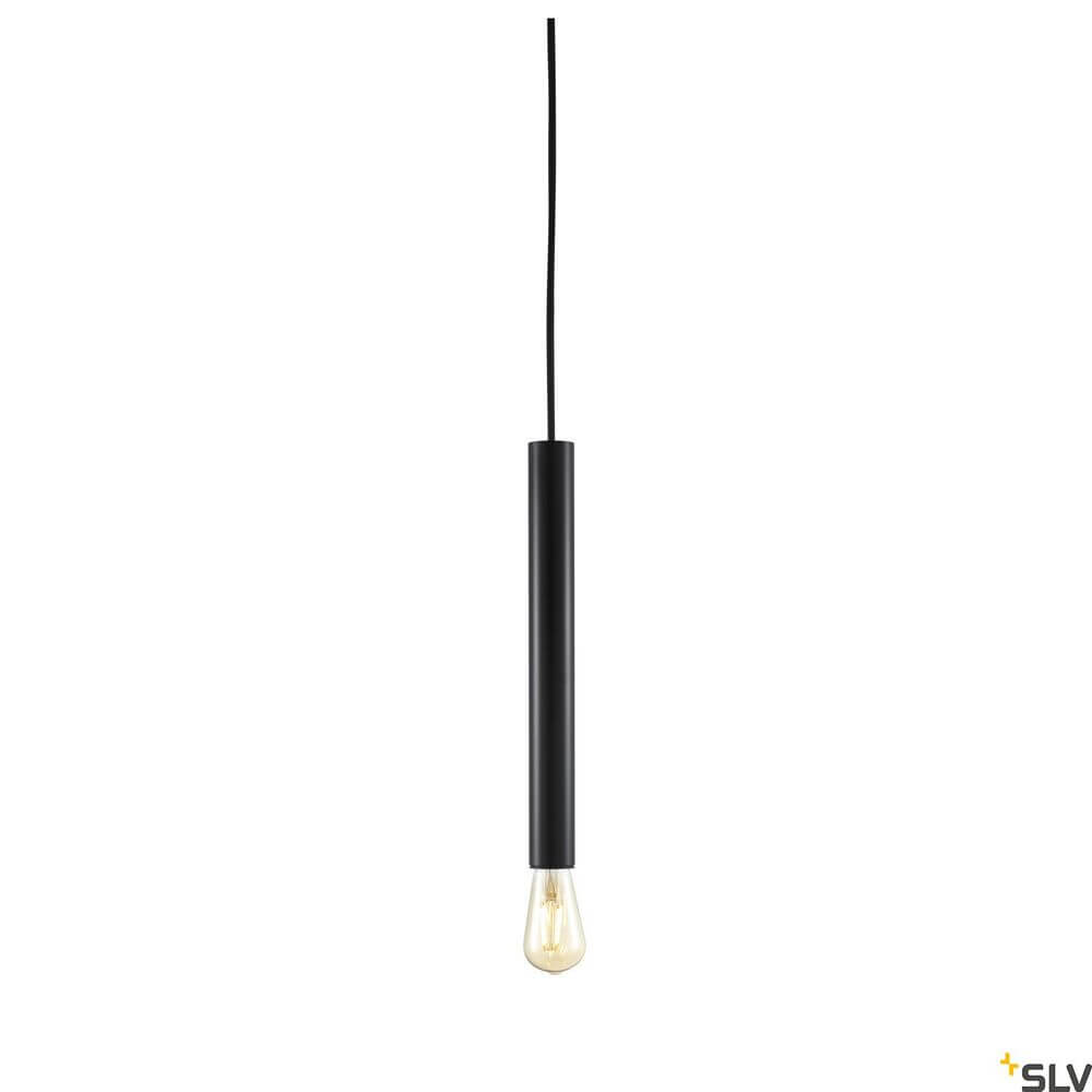Fitu Pendellampe E27 Schwarz 5m hängende Lampe mit einem modernen, minimalistischen Design.