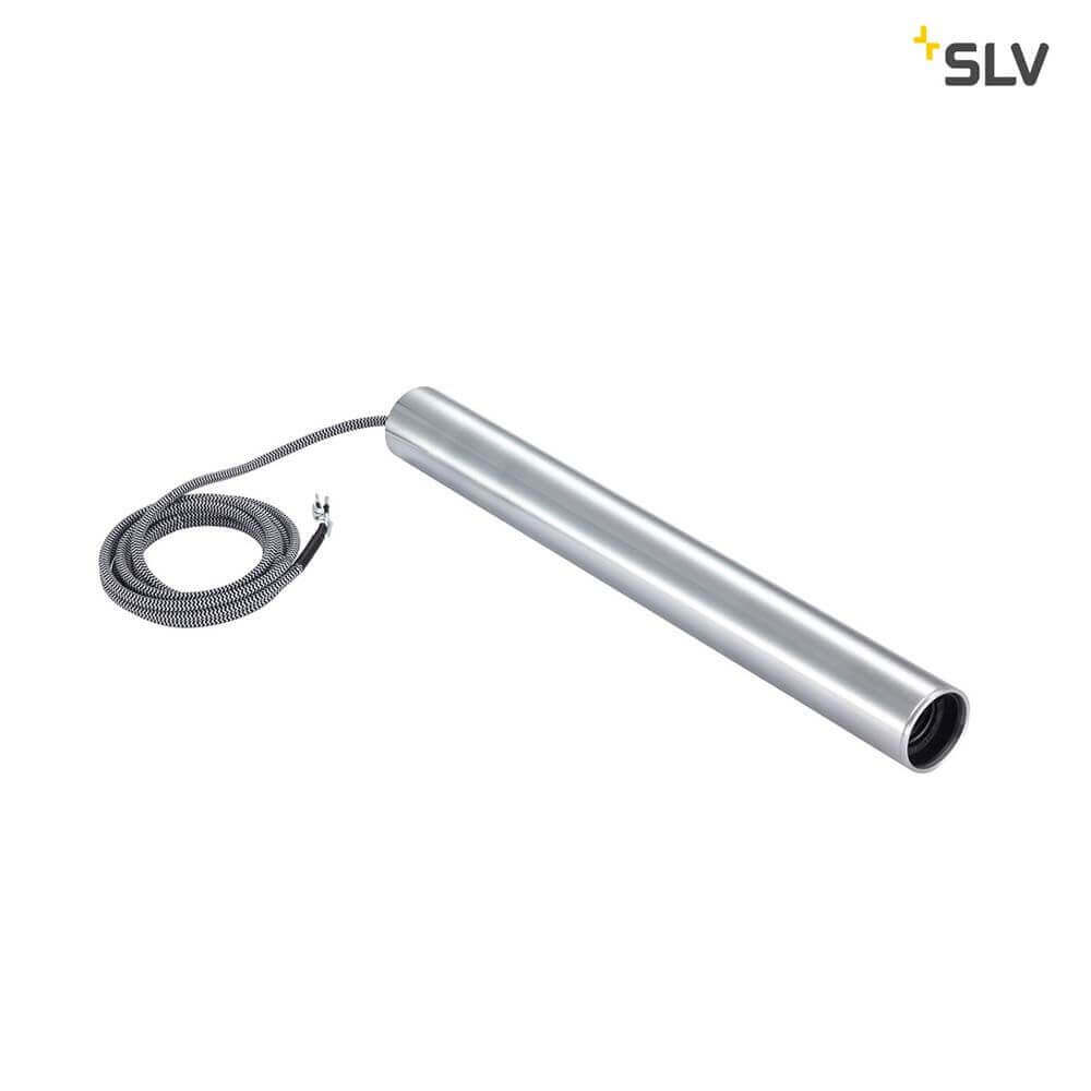 Lampe suscitée Fitu E27 en aluminium brossé avec un câble ouvert