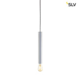 Lampe suscitée Fitu E27 en aluminium brossé avec un câble ouvert