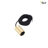 Fitu E27 Cadre de lampe Soft Gold 5m avec extrémité du câble ouvert