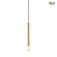 Fitu Pendelleuchte E27 Soft Gold mit offenen Kabelende, moderne hängende Leuchte von SLV.