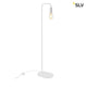 Fitu Stehleuchte Weiß in elegantem Design mit E27 Sockel, ideal für LED- und Energiesparleuchtmittel.