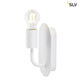 Fitu Wandaufbauleuchte Soft Gold an einer Wand, moderne Lichtquelle in elegantem Design.