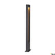 Flatt Pole 100 Fl 3000K Anthrazit, Braun - moderne, schlanke Stehlampe mit eleganter Beleuchtung.