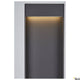 Flatt Pole 100 Fl 3000K IP65 Anthrazit - dunkle Außenleuchte mit sanfter LED-Beleuchtung.