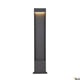 Flatt Pole 100 Fl 3000K IP65 Anthrazit - moderne Stehleuchte in Anthrazit mit warmweißem Licht