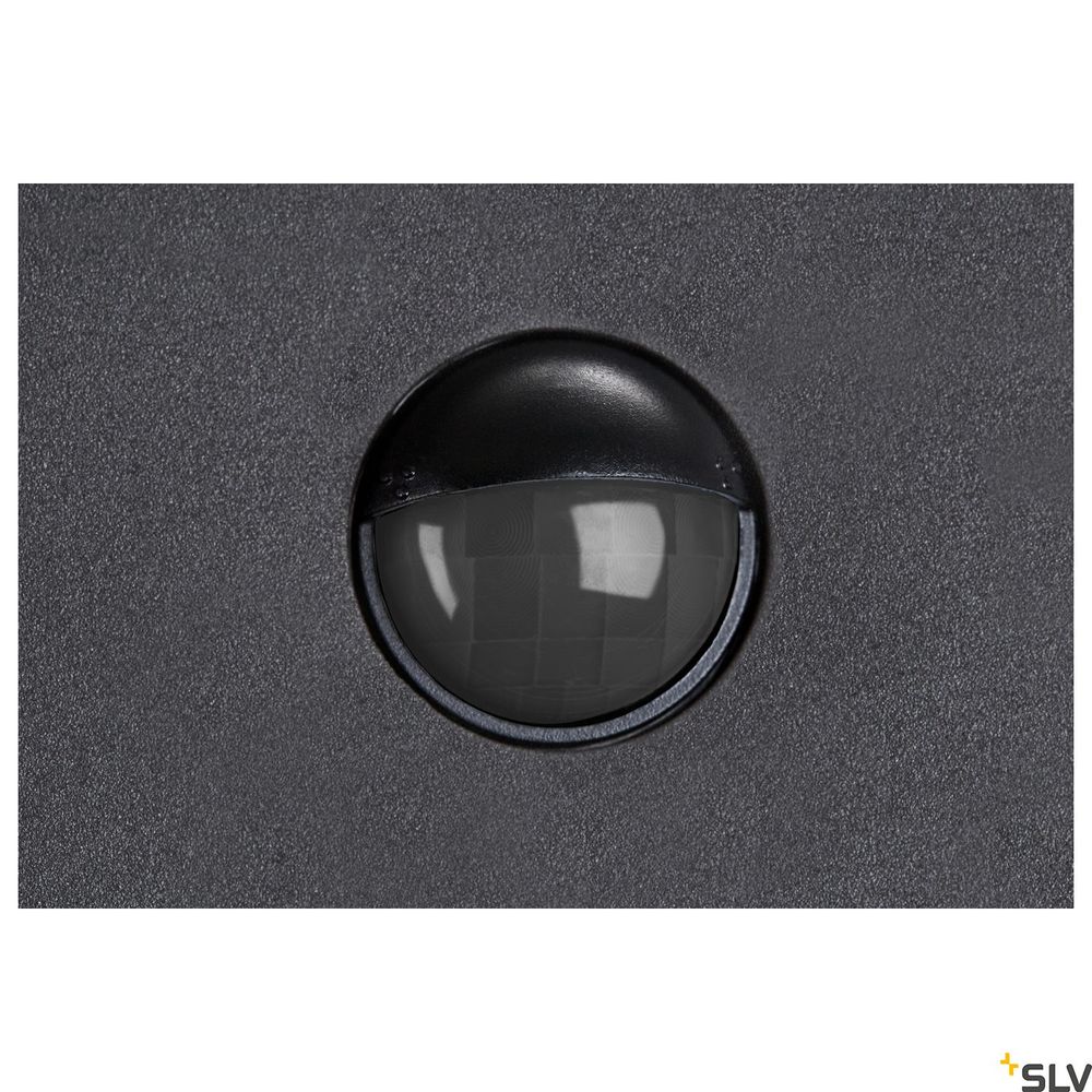 Aplique Sensor Flatt 3000K IP65 antracita