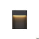 Flatt Outdoor LED Wandlampe 3000K IP65 Anthrazit mit warmem Lichtdesign für den Außenbereich.