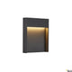 Flatt Outdoor LED Wandlampe 3000K IP65 Anthrazit mit warmem Licht für Außenbereiche.