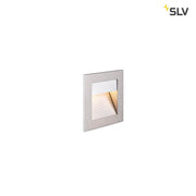 Frame LED Curve Wand-Einbauleuchte Siberfarben, moderne LED Wandeinbauleuchte in Silberfarben, warmweiß