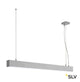 Glenos 1M Pendellampe Alu 4000K, moderne Aluminium-Pendellampe mit 4000K Farbtemperatur.