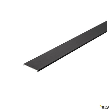 Grazia 60 Abdeckung 1,5m schwarze SLV LED-Abdeckung für Einbauprofil, passend für GRAZIA PRO MAX FLEXSTRIPS