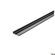 Grazia 60 Profil Aufbau 1,5m schwarzes Aluminiumprofil für LED-Stripes, Seitenansicht