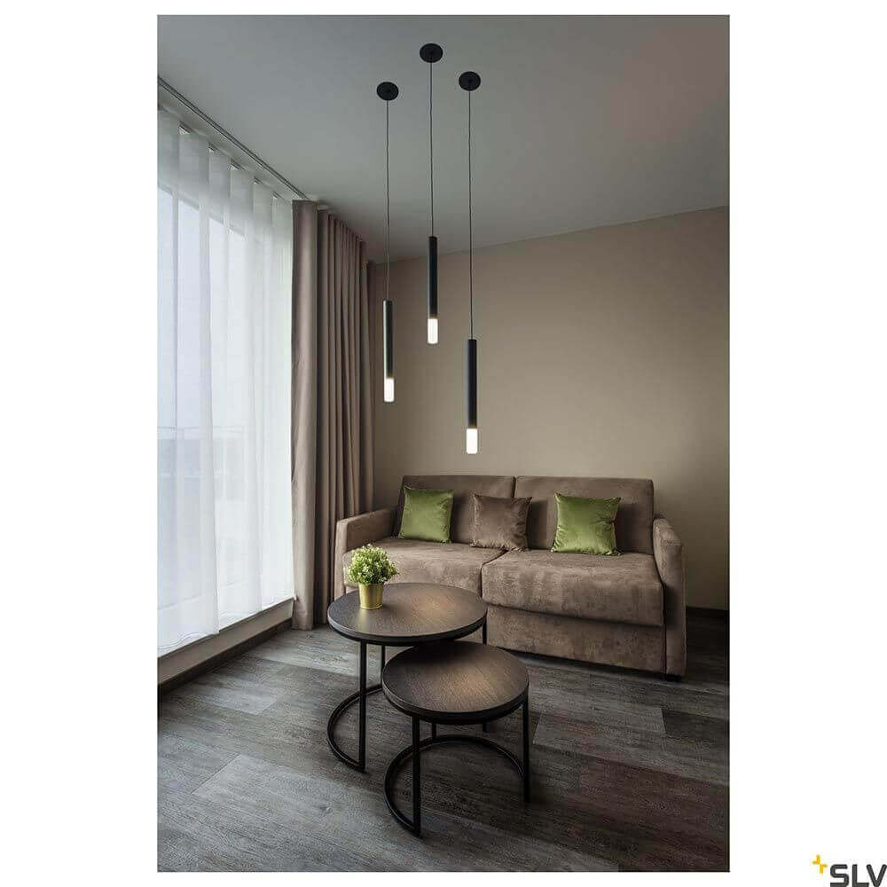 Helia Ambient 35 LED Pendelleuchte Schwarz ohne Baldachin