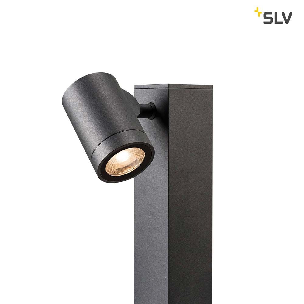 Helia Single Pole LED Außen-Stehleuchte Anthrazit IP55