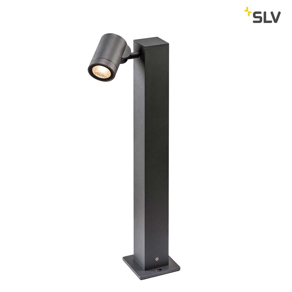 Helia Single Pole LED Außen-Stehleuchte Anthrazit IP55