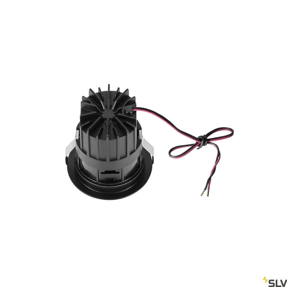 Horn Magna Einbaustrahler 3000K Schwarz; schwarz, runder Einbaustrahler mit Kabelansschluss
