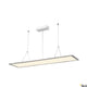 I-Pendant Pro Dali 3000K Grau - moderne Pendelleuchte mit grauem Rahmen und warmweißem Licht.