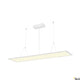 I-Pendant Pro Dali 4000K Weiß, moderne LED-Pendelleuchte für effiziente Grundbeleuchtung.