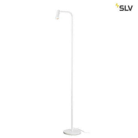 Karpo LED Gulvlampe hvid 3000K med individuel spot og høj energieffektivitet, velegnet til optimal rumbelysning.