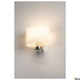Kenkua Wandlampe E27 Chrom, schlichte Wandlampe mit modernem Design und warmem Licht.