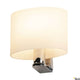 Kenkua Wandlampe E27 Chrom mit elegantem Design und chromatischer Oberfläche in moderner Einrichtung.