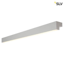 L-Line 120 LED applique & plafonnier IP44 argent, luminaire élégant et moderne pour un éclairage principal de la pièce.