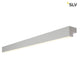 L-Line 120 LED Wand- & Deckenleuchte IP44 Silber, elegante und moderne Leuchte für primäre Raumausleuchtung.